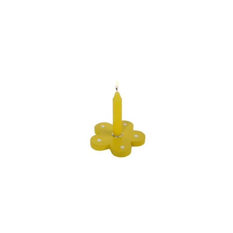Nr.: 449544 Ein bunter Kerzenhalter im Blumendesign - Holzladen24.de 449544