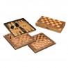 Nr.: 2522 Schach-Backgammon-Dame Feldgröße 43mm - 2522 Philos-Spiele